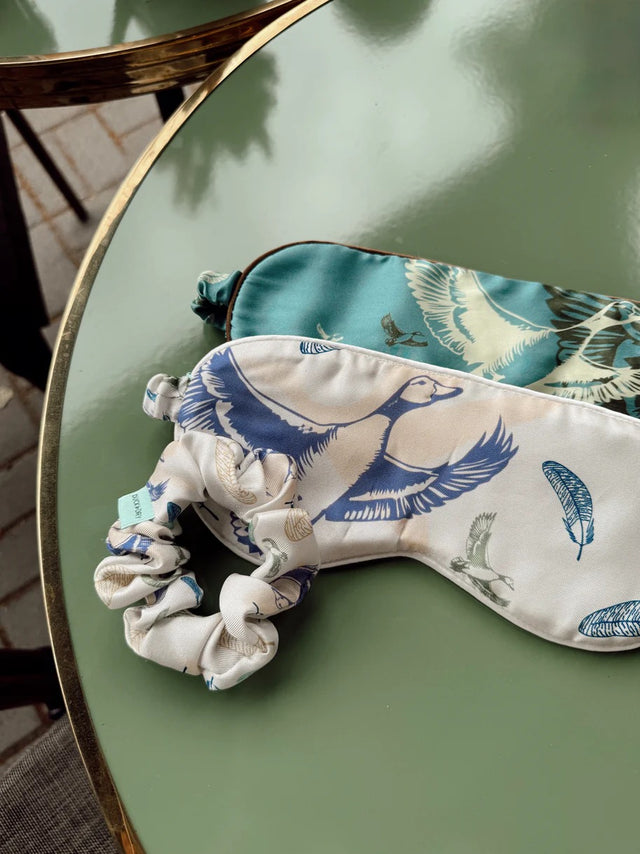 SILK SLEEP MASK - CREAM