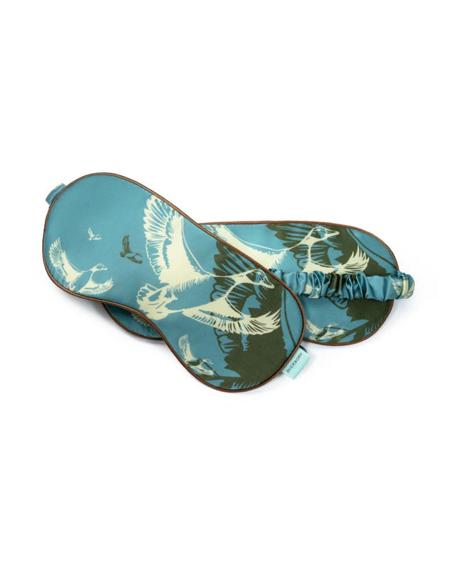 SILK SLEEP MASK - TEAL