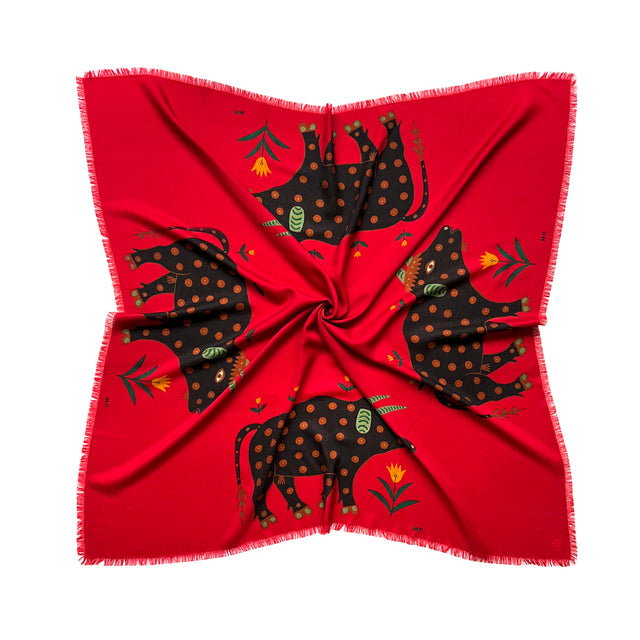 Wool scarf Coby