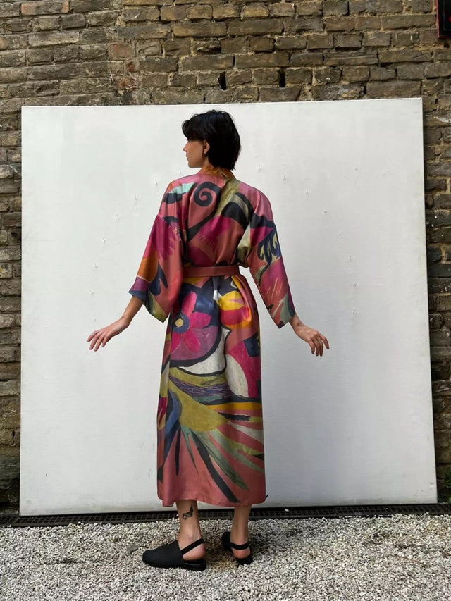 Kimono long "Pink dreams"