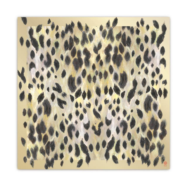 Silk scarf "The lynx"