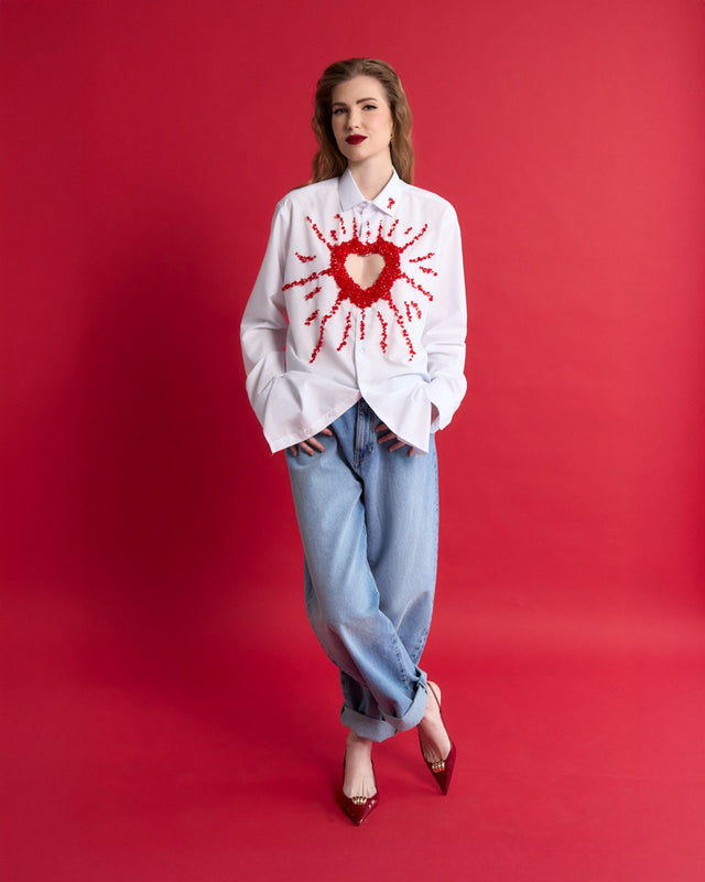 Shirt with a heart