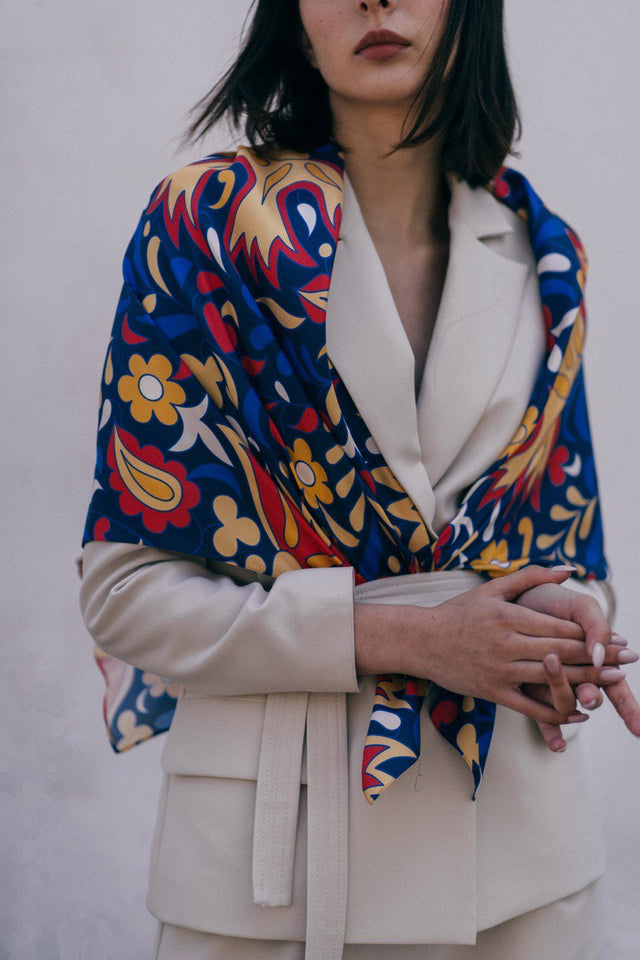 Silk scarf "Ai-Petri"