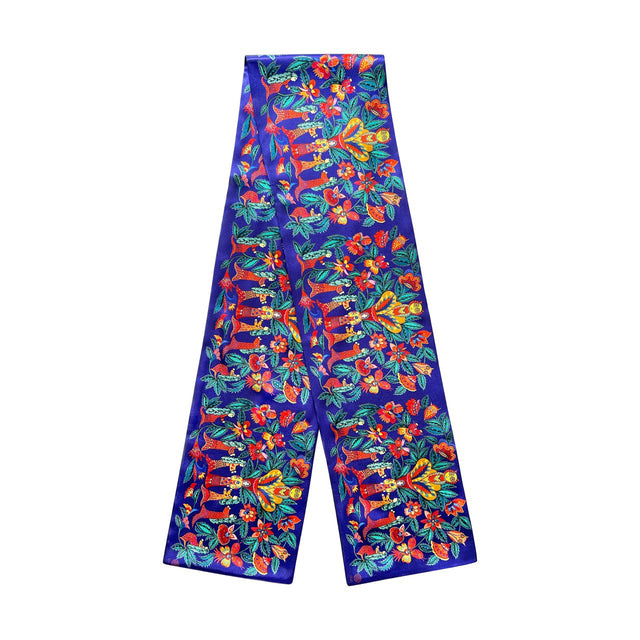 Silk twillie "By the oak the little mermaids..."