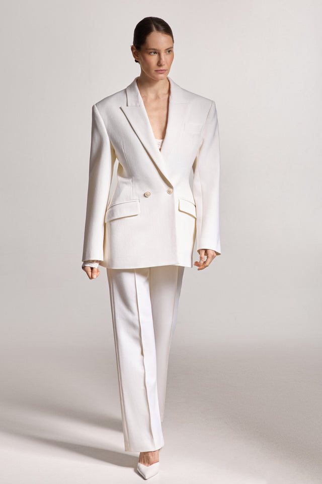 White Fitted Jacket