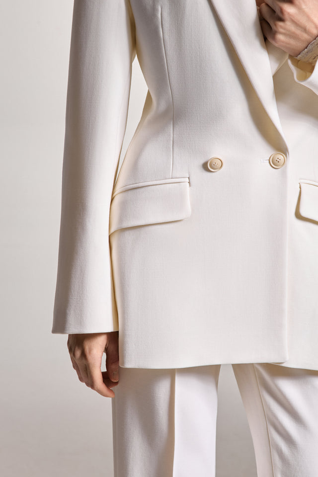 White Fitted Jacket