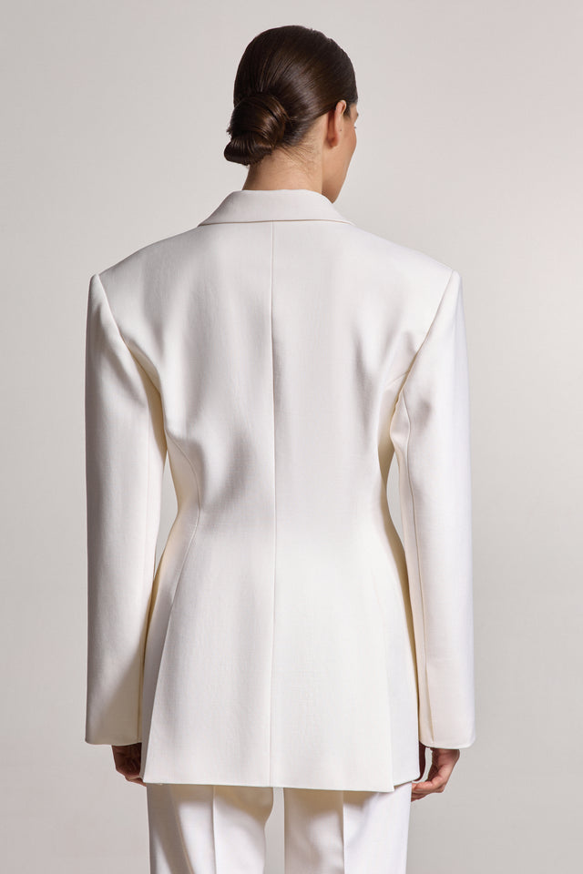 White Fitted Jacket