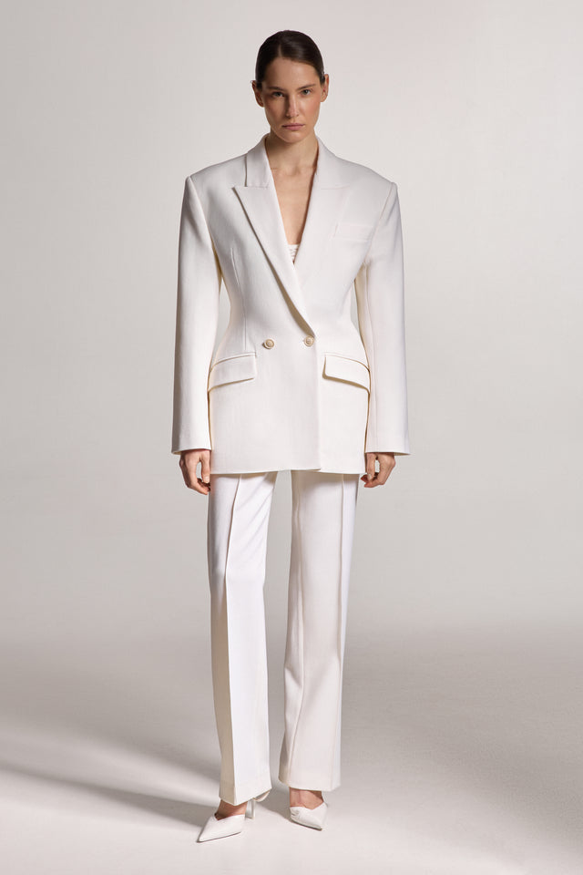White Fitted Jacket