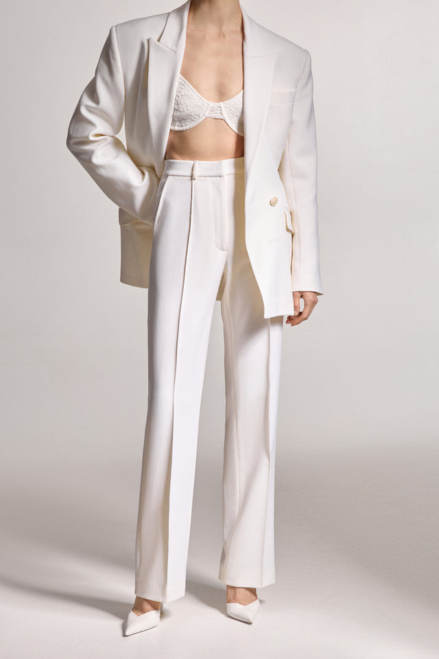 White Fitted Jacket