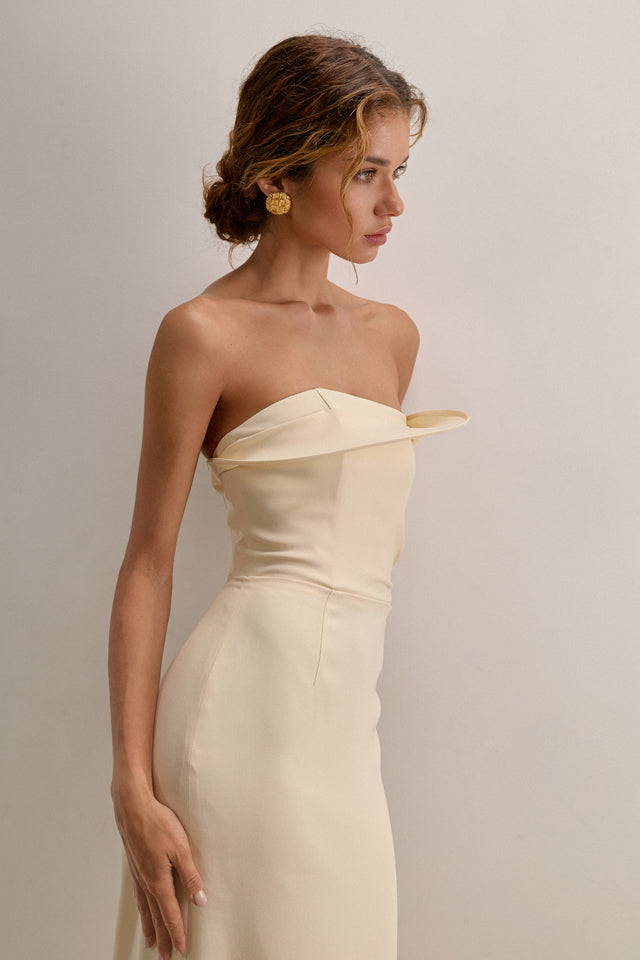 Milk Midi Dress Sofia