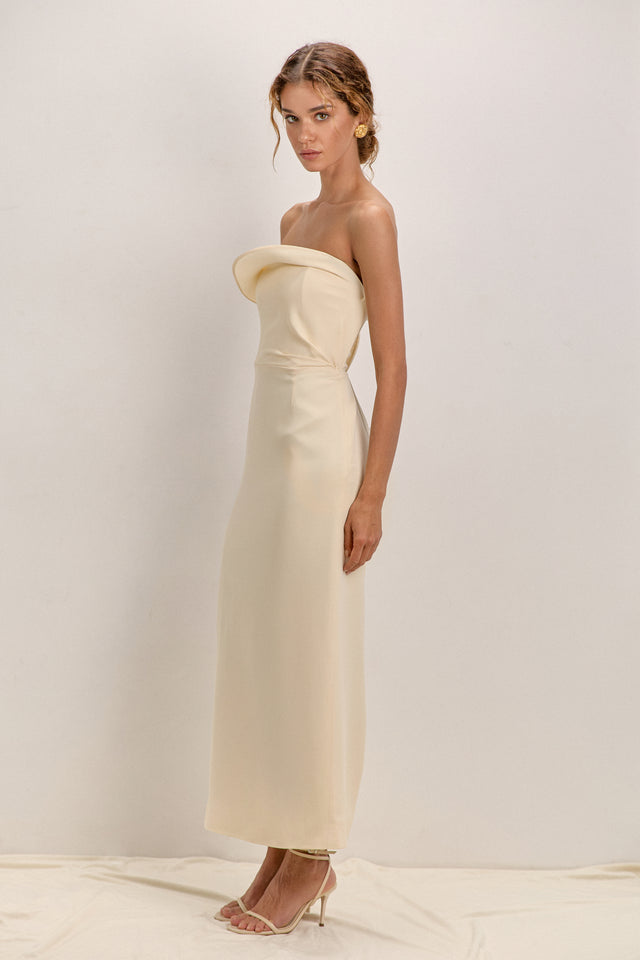 Milk Midi Dress Sofia