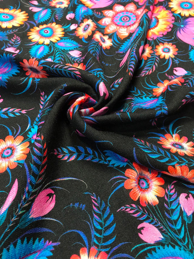 Wool scarf "Evening"