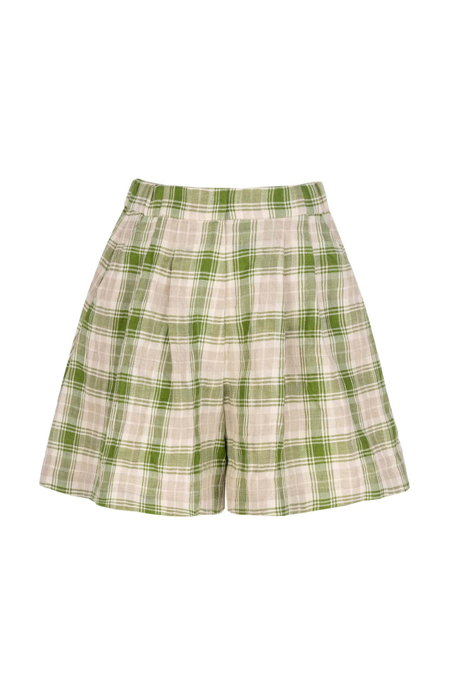 Checked shorts