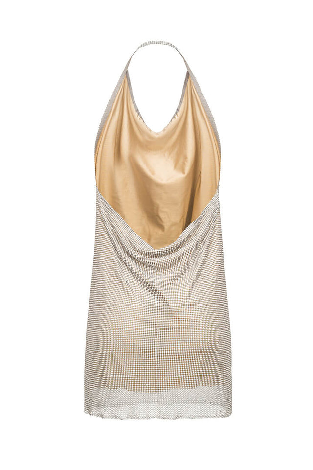 Dress with a cutout on the back back view