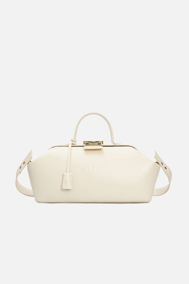 Baguette ivory bag