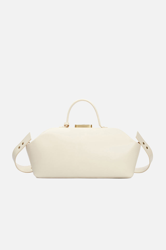 Baguette ivory bag