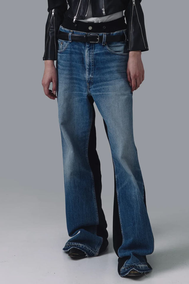Blue with black Trousers #07