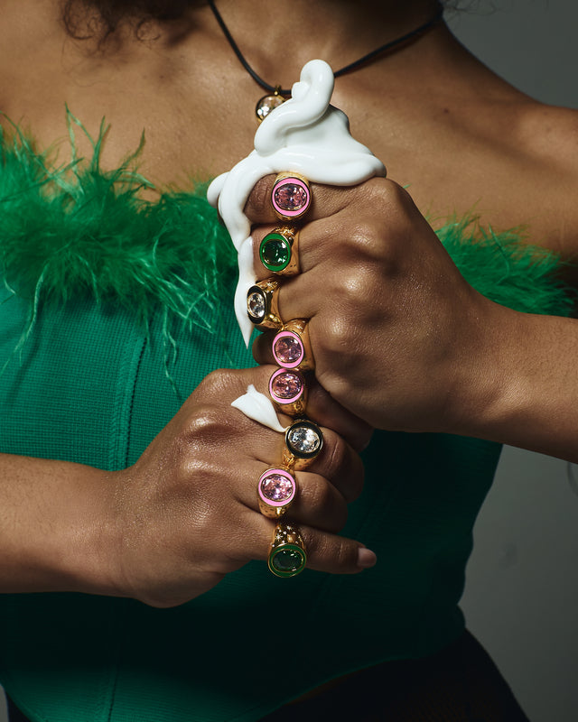 RING RAW DESIRE PINK