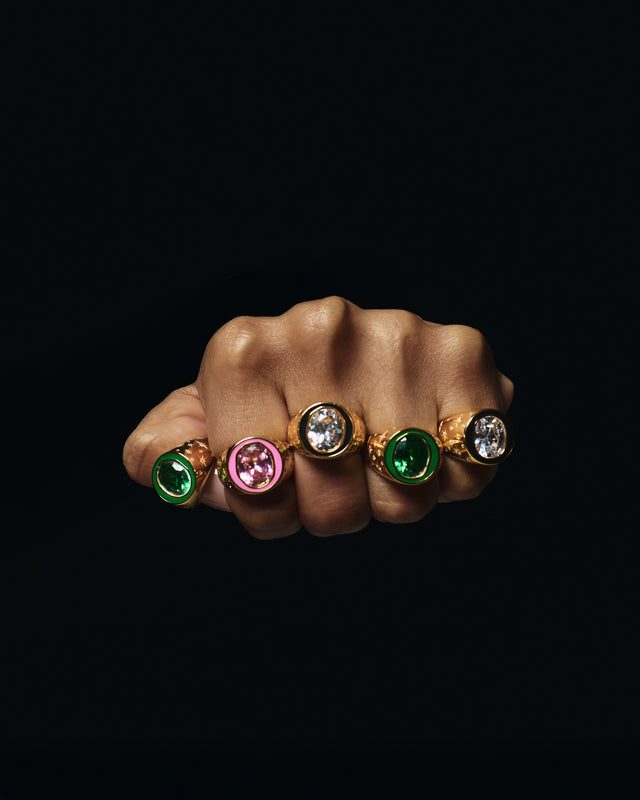 RING RAW DESIRE GREEN
