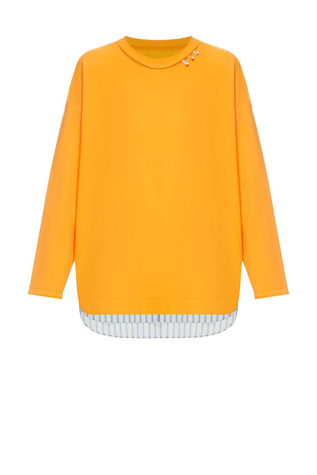 Longsleeve, stripes decor front view