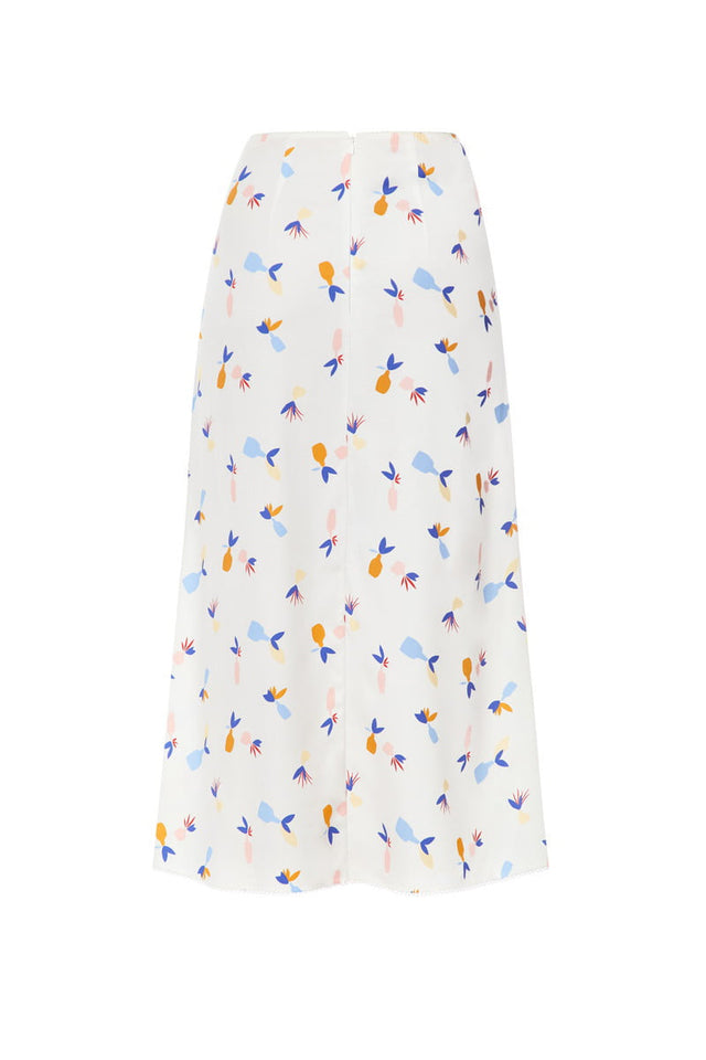Midi skirt jugs back view