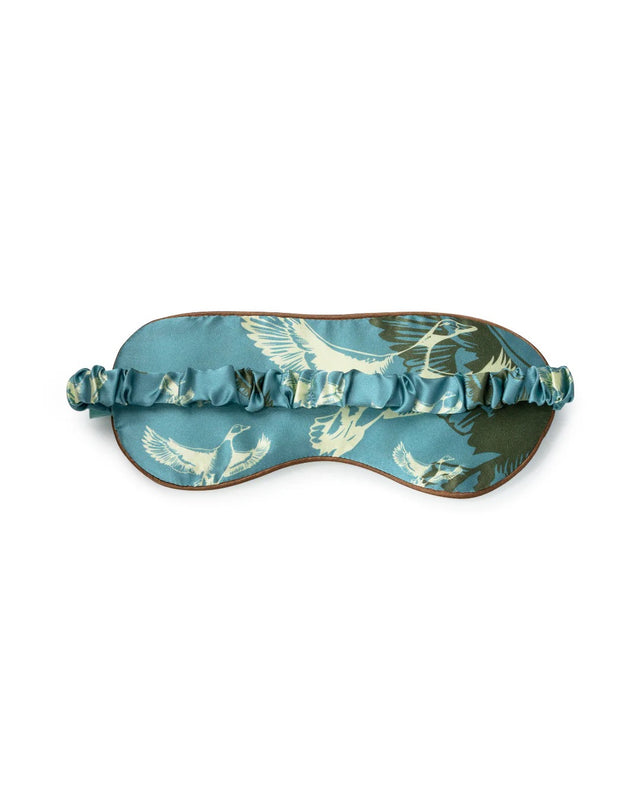 SILK SLEEP MASK - TEAL
