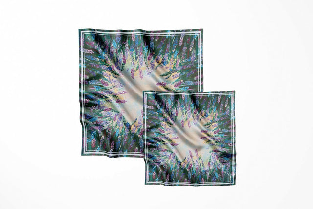 Premium silk scarf "Energy"