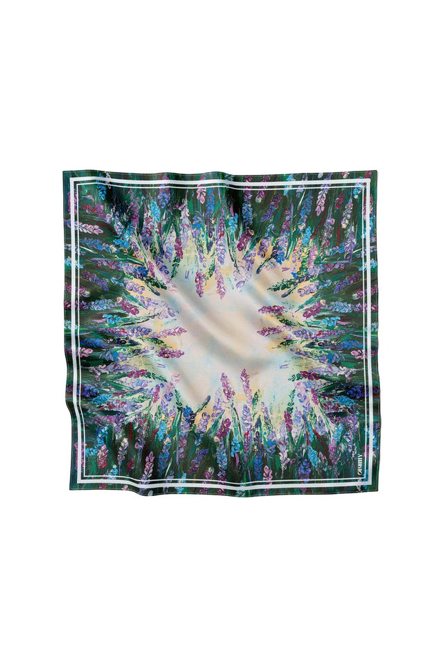 Premium silk scarf "Energy"