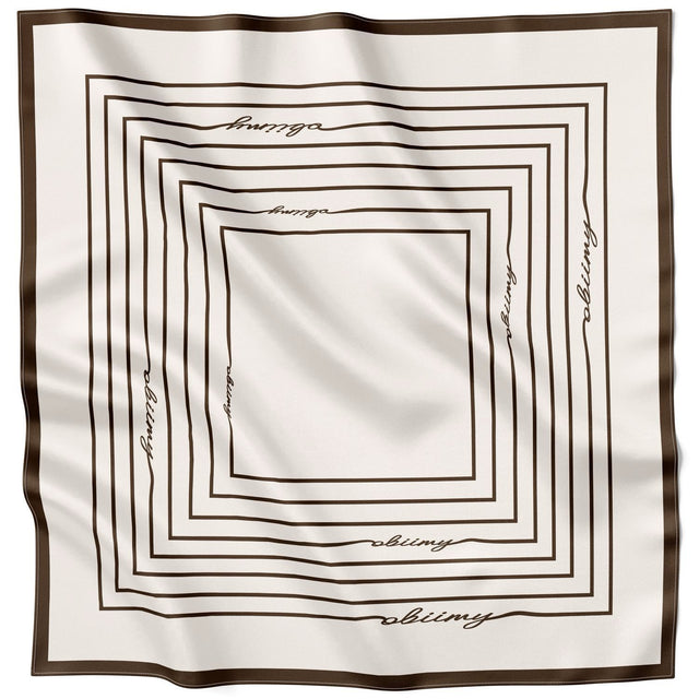 Premium silk scarf "From scratch"