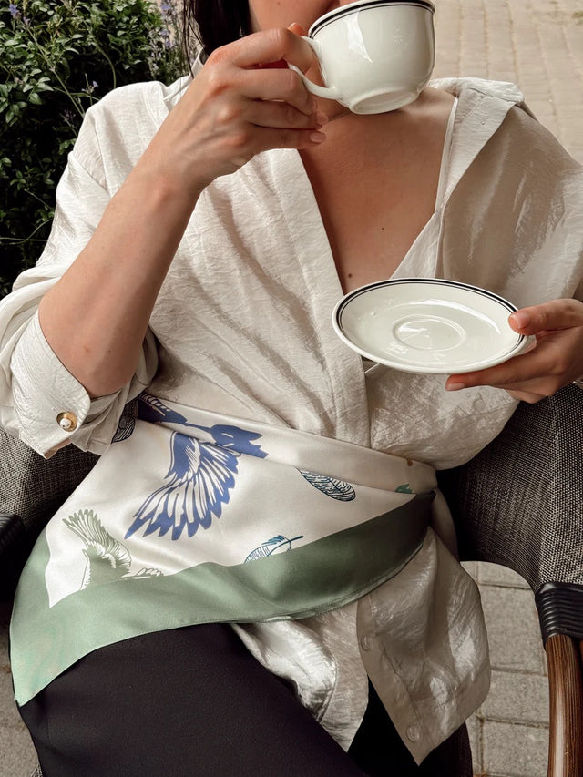 LARGE SILK SCARF