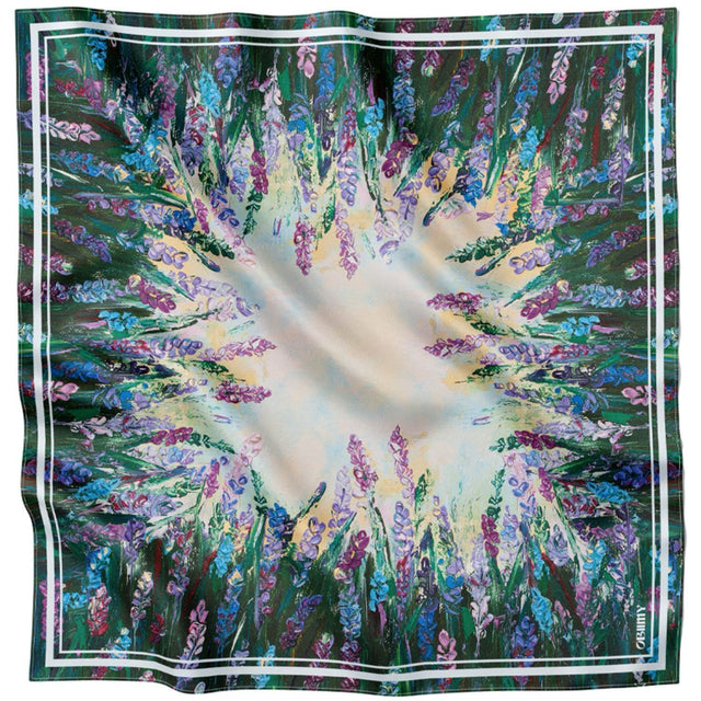 Silk pocket square "Energy"