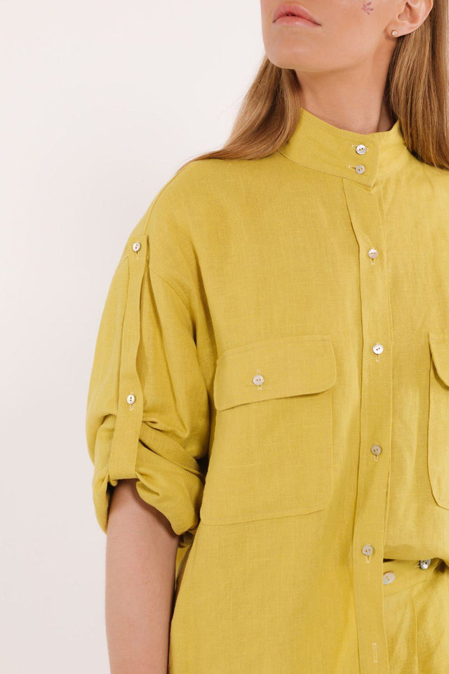 Oversized linen shirt