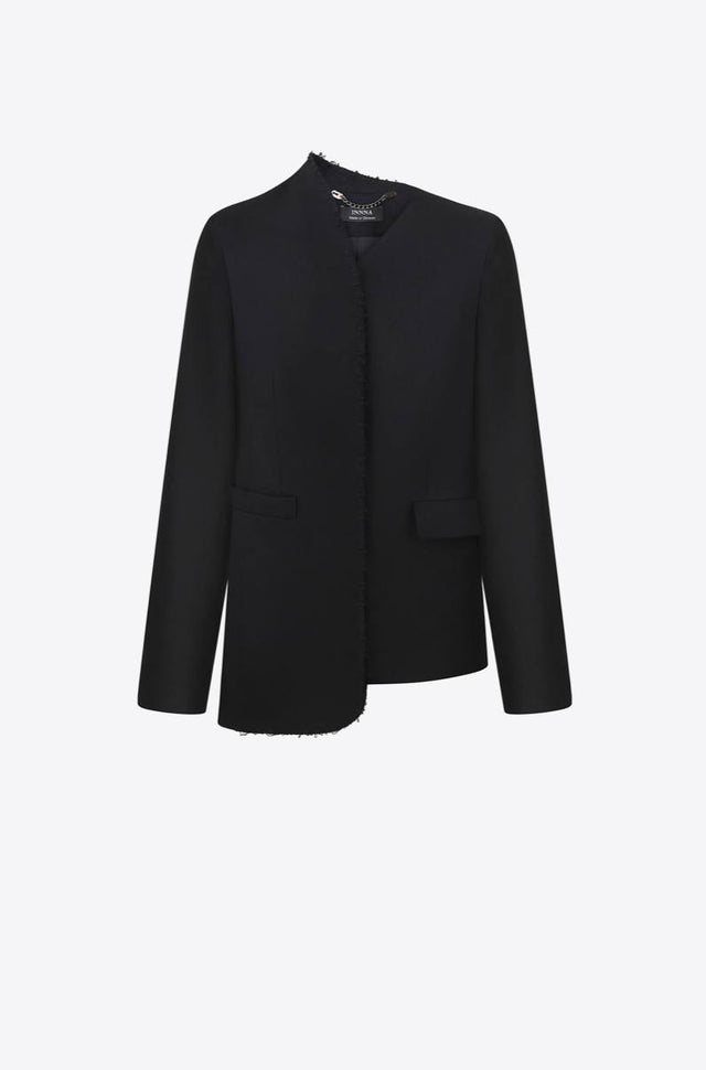 Black blazer with a Mohair Edge