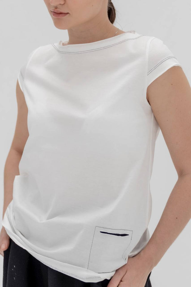 Cotton T-shirt with a Pocket