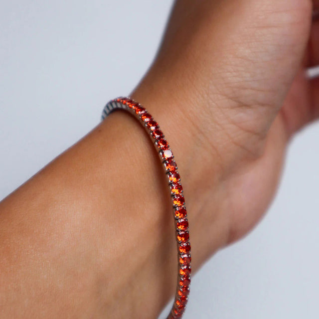 TENNIS BRACELET TANGERINE