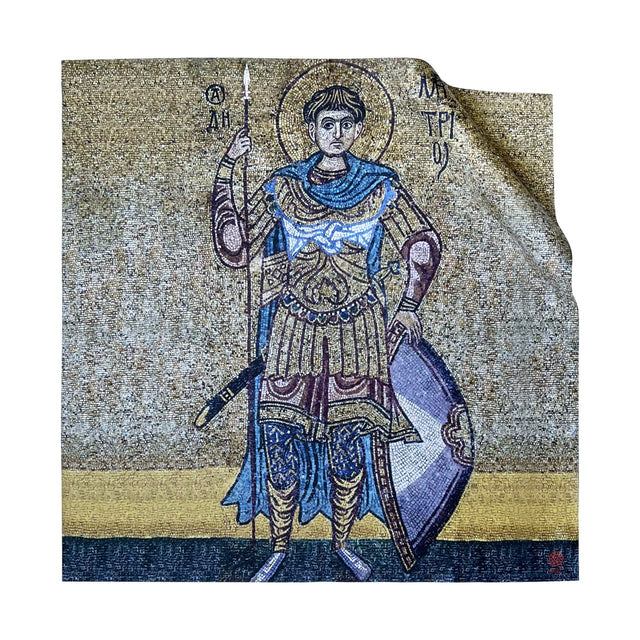 Silk scarf "SainSit Demetrius of Thessalonica"