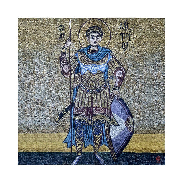 Silk scarf "SainSit Demetrius of Thessalonica"