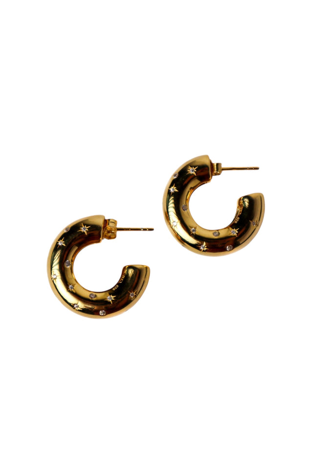 EARRINGS RAW DESIRE GOLD