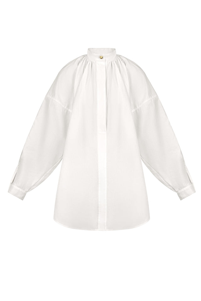White Kylyna shirt front view